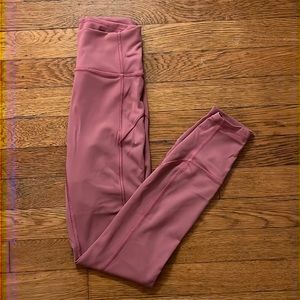 Lululemon Pink 7/8 Leggings Sz 2